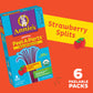 Annies Organic Fruit Flavored Snacks, Strawberry Splits, Gluten Free, 6 Count, 3.3 oz