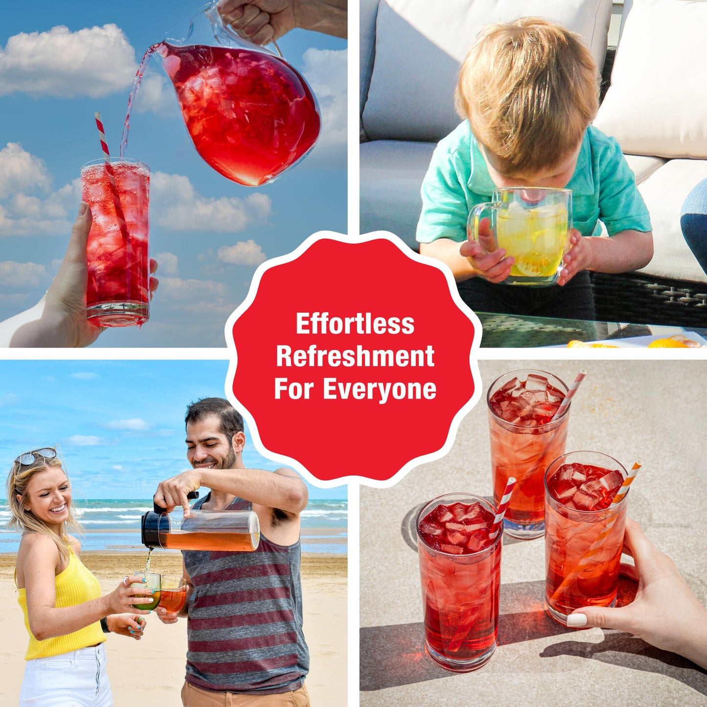 Tiesta Tea - Strawberry Lemonade Cold Brew Tea | Loose Leaf | Strawberry Lemon Herbal Blend | Premium Iced Blends | Non-Caffeinated Iced Drink | 10 Cold Brew Bags | Makes 64Oz Pitcher Each