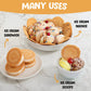 Rooted In Rare Waffle Cone Chips - Round Crispy Waffle Cookies - 9 lbs Bulk Pack - Brown