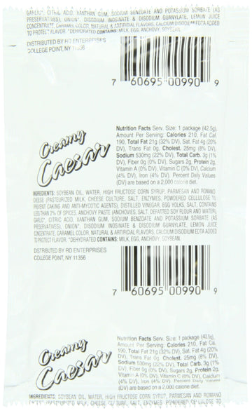 Chef'S Quality Dressing, Creamy Caesar, 5.6 Pound