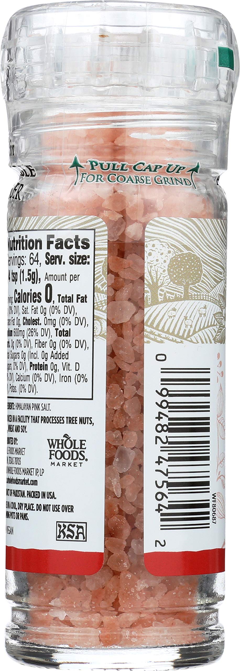 365 By Whole Foods Market, Himalayan Pink Salt Grinder, 3.38 Ounce