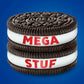 Oreo Mega Stuf Chocolate Sandwich Cookies, Family Size, 17.6 Oz