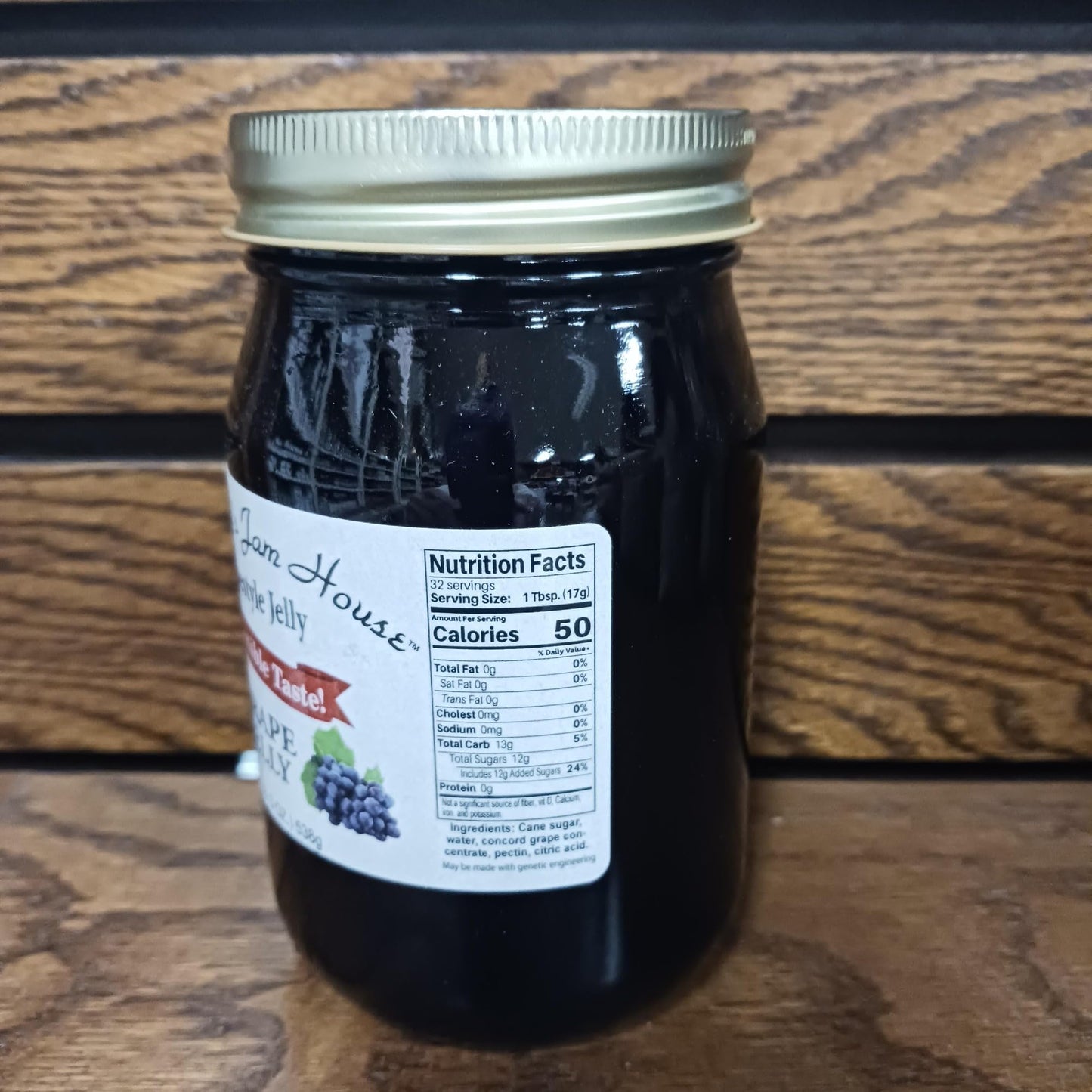 Homestyle Grape Jelly - One Pint - Grandma'S Jam House