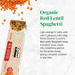 Explore Cuisine Organic Red Lentil Spaghetti - 8 oz -High in Plant-Based Protein, Gluten Free Pasta, Easy to Make - USDA Certifi