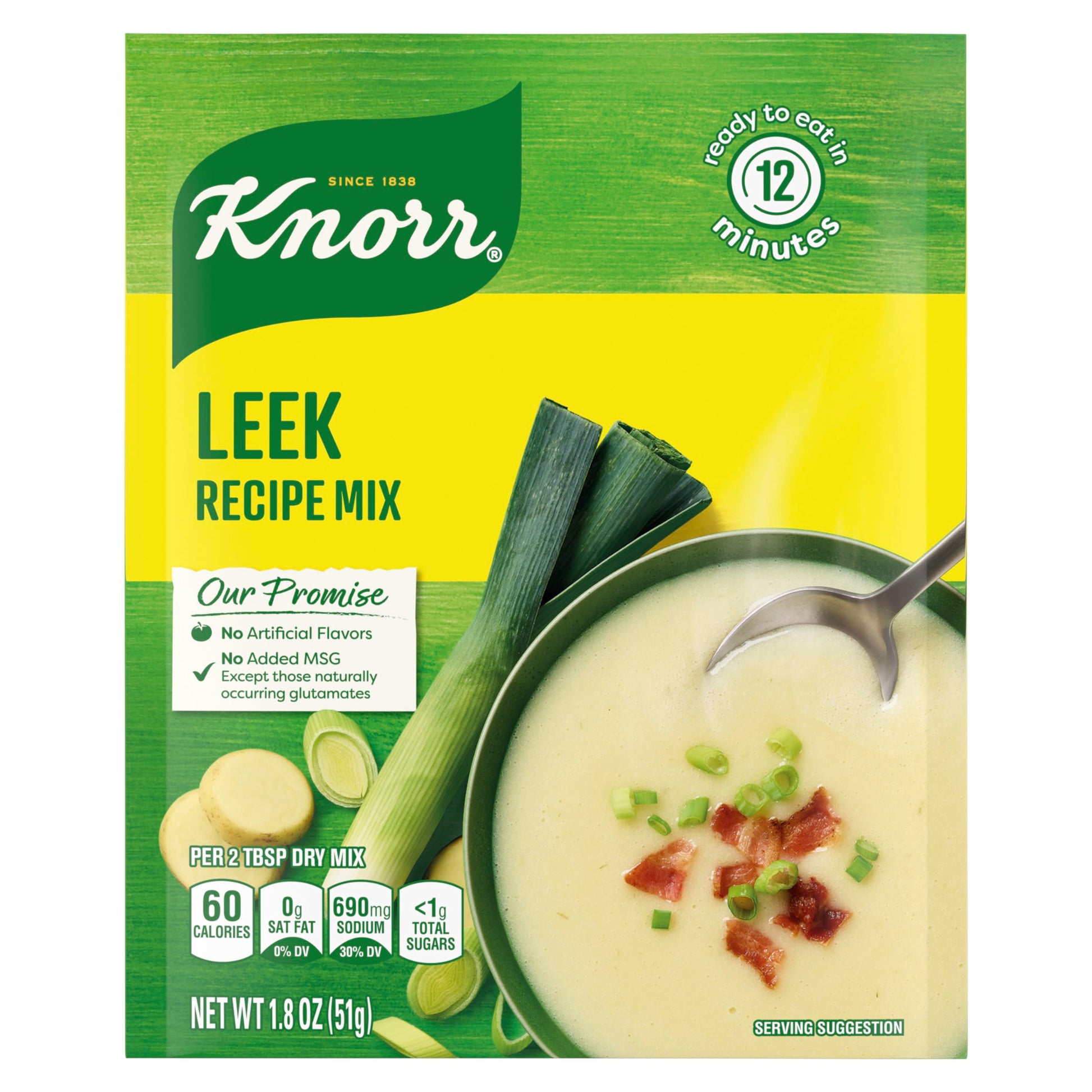 Knorr Soup Mix And Recipe Mix Leek For Soups  Sauces And Simple Meals No Artificial Flavors 1.8 Oz