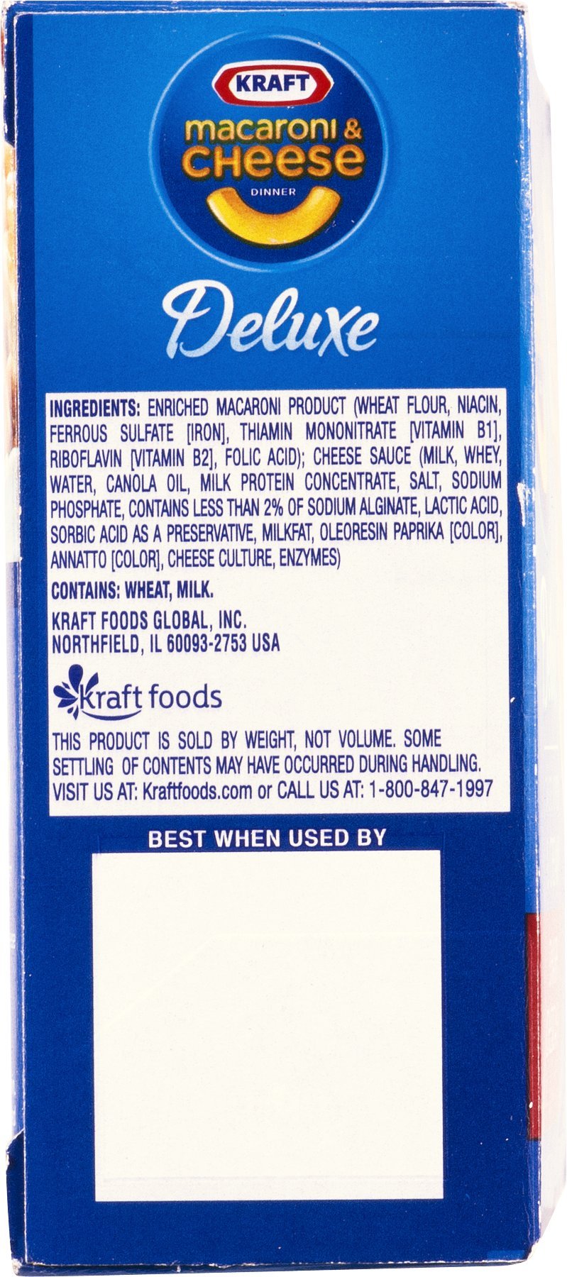 Kraft Deluxe Sharp Cheddar Macaroni & Cheese Dinner (14 oz Box)