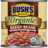 BUSH'S BEST Organic Baked Beans, 16 Ounce Can - Canned Beans, Baked Beans Canned, USDA Certified Organic, Source of Plant Based 