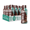 OWYN Dark Chocolate Flavored Protein Shake, 20g Protein, 4g Sugar, 3g Fiber, Dairy Free, Plant Based Protein Drink 12 Count