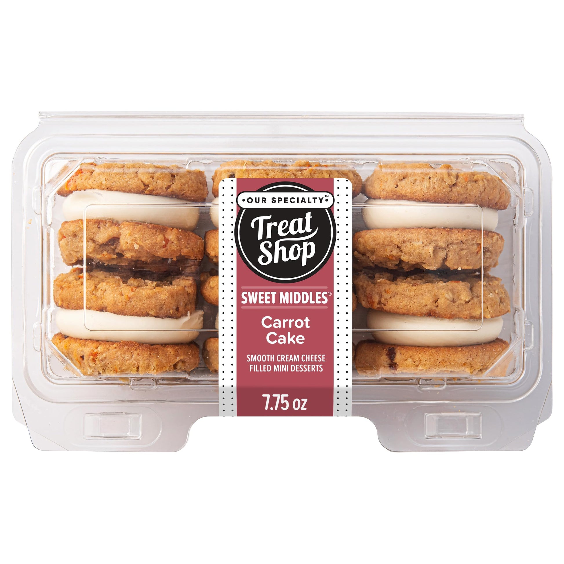 Our Specialty Carrot Cake Sweet Middle Sandwich Cookies, Made in a Peanut Free and Nut Free Facility, 12 Pack