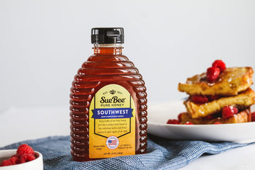Sue Bee Honey Regional Southwest Usa Honey, Strained, Unfiltered Beekeeper-Owned Co-Op Honey, 24-Ounce