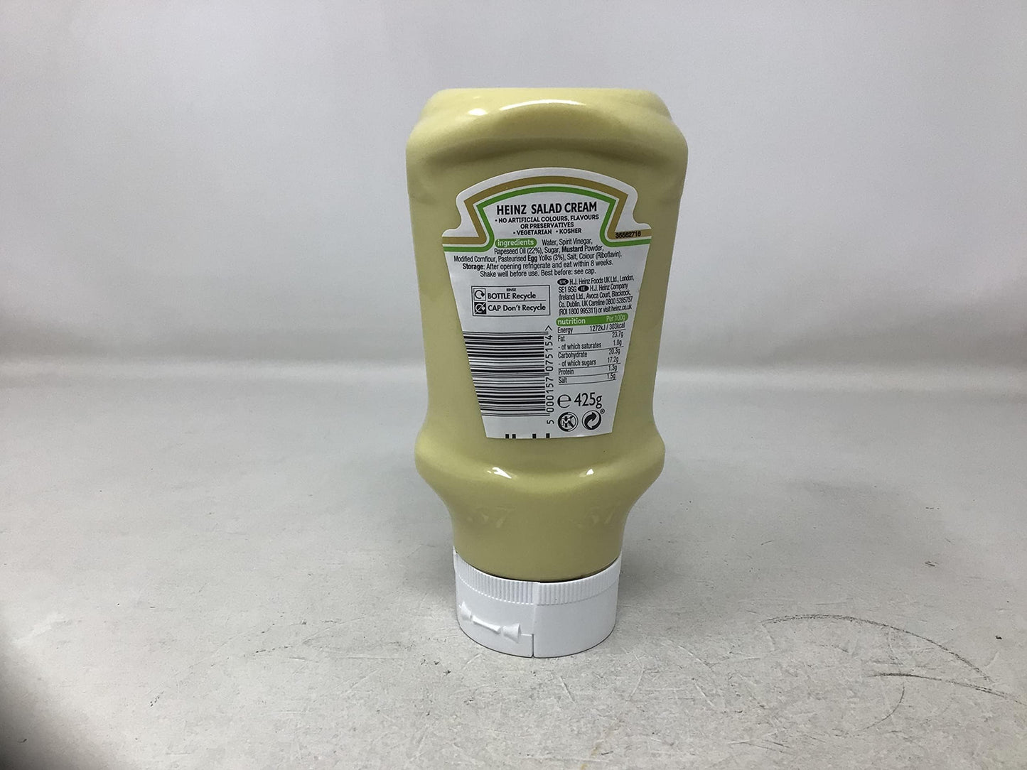 Heinz (United Kingdom) Salad Cream Squeeze Top down 425-gram 2-Pack Imported from UK