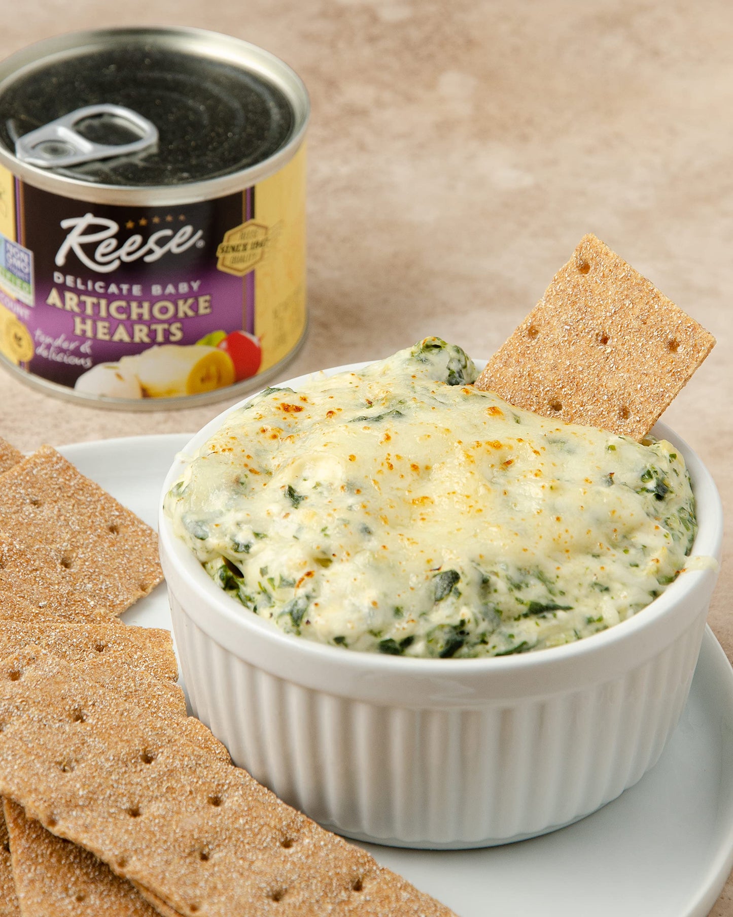 Reese Delicate Baby Artichoke Hearts Non GMO, 7 Ounce (Pack of 12)