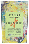Stellar Snacks Pretzel Braids, 12 OZ Large Bag - Vegan, Kosher, Non-GMO Rods, Twists, Sticks (12 Oz, Bold & Herby)