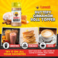Flavor God Buttery Cinnamon Roll Topper Mix Pack Of 3, Natural Healthy Topper For Donuts Bread Oatmeal Pancakes Sandwiches, Frui