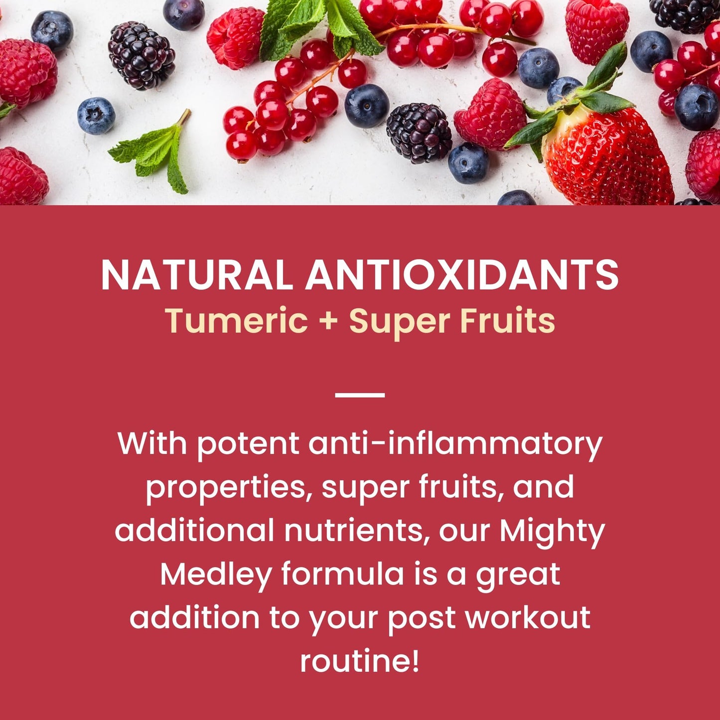 Fruniti Superfruit Medley Smoothie Mix - Antioxidant - No Sugar Added - Tumeric, Acai, Goji, Elderberry, Blueberries, Pomegranat