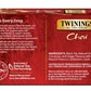 Twinings New Chai Black Tea Individually Wrapped Bags, 50 Count (Pack Of 6), Sweet, Savoury Spices, Caffeinated, Enjoy Hot Or Ic
