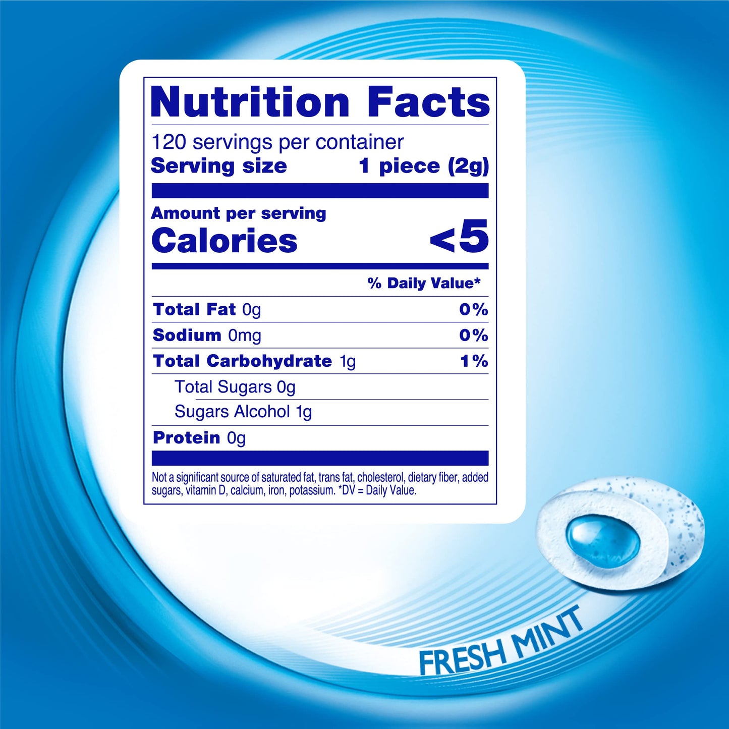 Mentos Pure Fresh Sugar-Free Chewing Gum With Xylitol, Fresh Mint, 120 Piece Resealable Bag ( Pack Of 4)