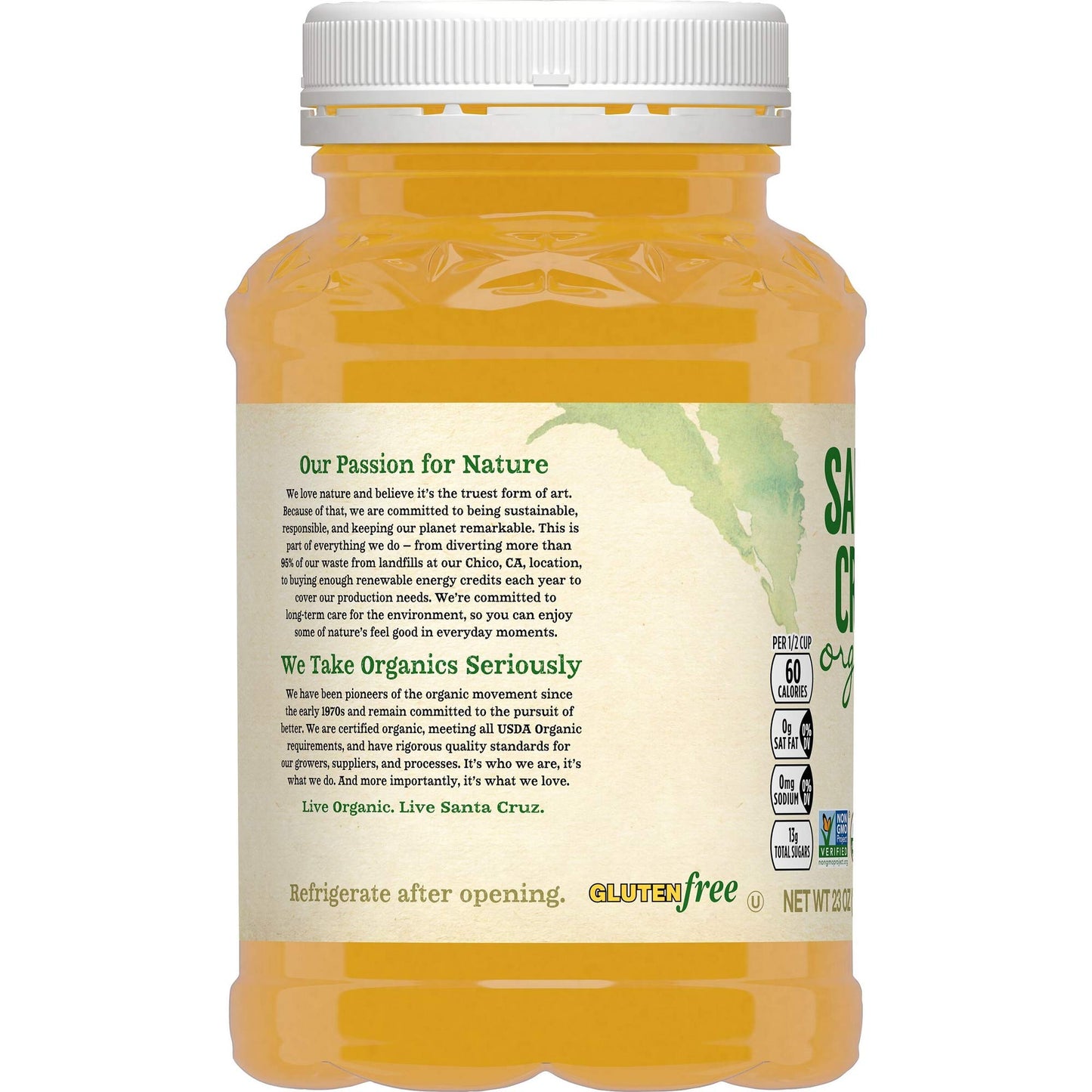 Santa Cruz Applesauce Org, 23 Oz