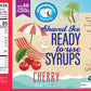 Hypothermias Shaved Ice & Snow Cone Syrup - Quart (32 Fl. Oz) - Cherry - Made With Non-Gmo 100% Pure Cane Sugar, No Corn Syrup -
