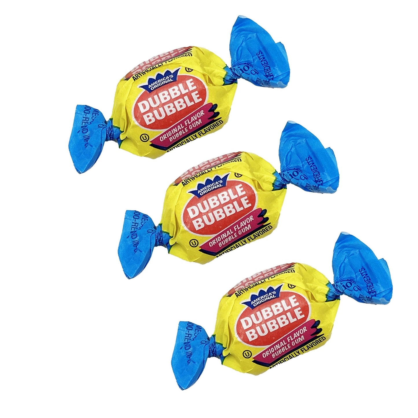 Fruidles Dubble Bubble Chewing Gum Balls Fruit Flavored Original & Mixed Fruit, Candy Buffet Treats, Kosher Certified Parve, Ind