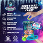Cosmic Freeze Sour Starz Dried Candy, Crunchy Dry Candy For Mix-In Snacks Dried, Gluten-Free, Made In Usa, 2.4 Oz, 3-Pack