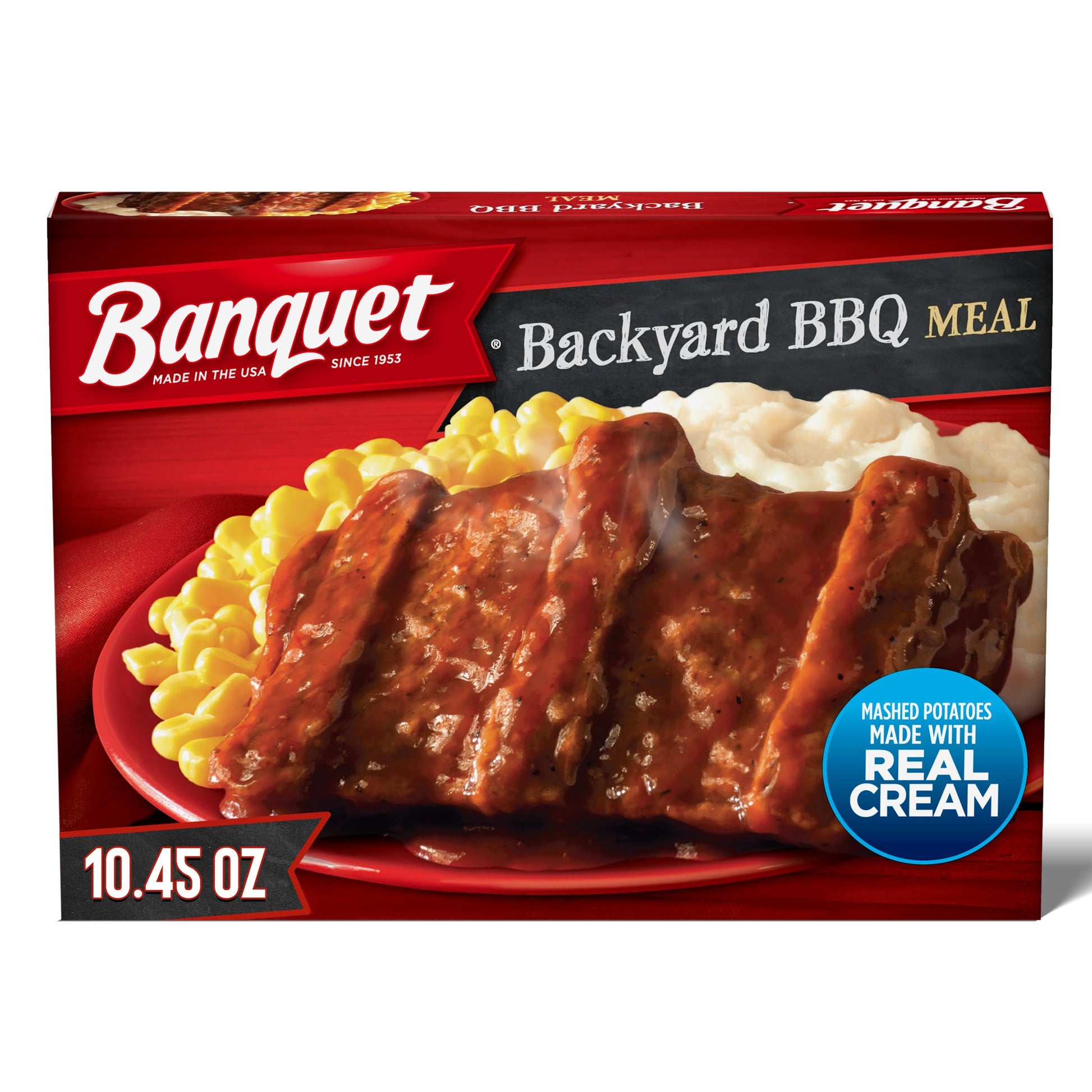 Banquet Backyard BBQ, Frozen Meal, 10.45 oz.