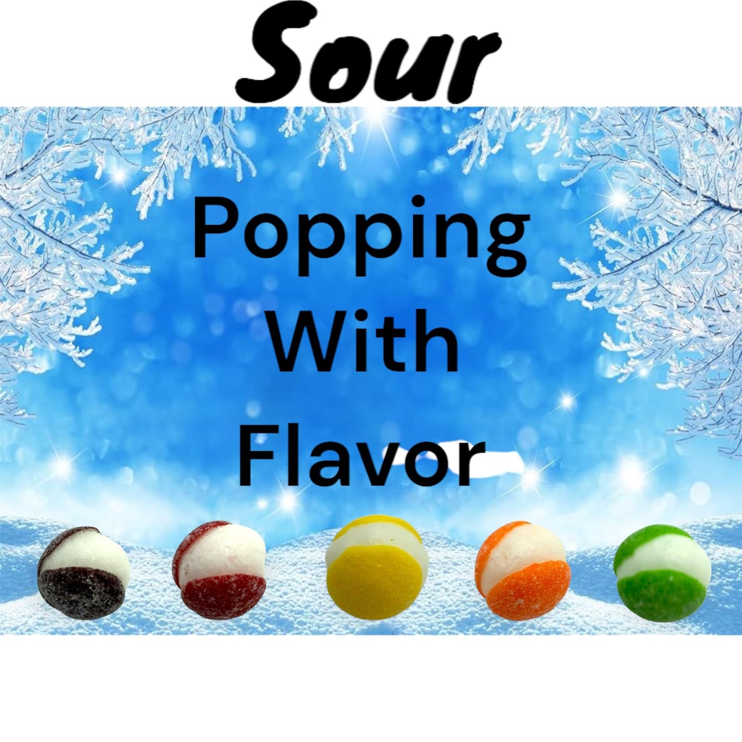 Klub Bulk Premium Freeze Dried Candy Sour Dried Crunchy Comets-1 Lb Fruity Crispy Crunchy Sour Candy Popping Into A Unique Shape