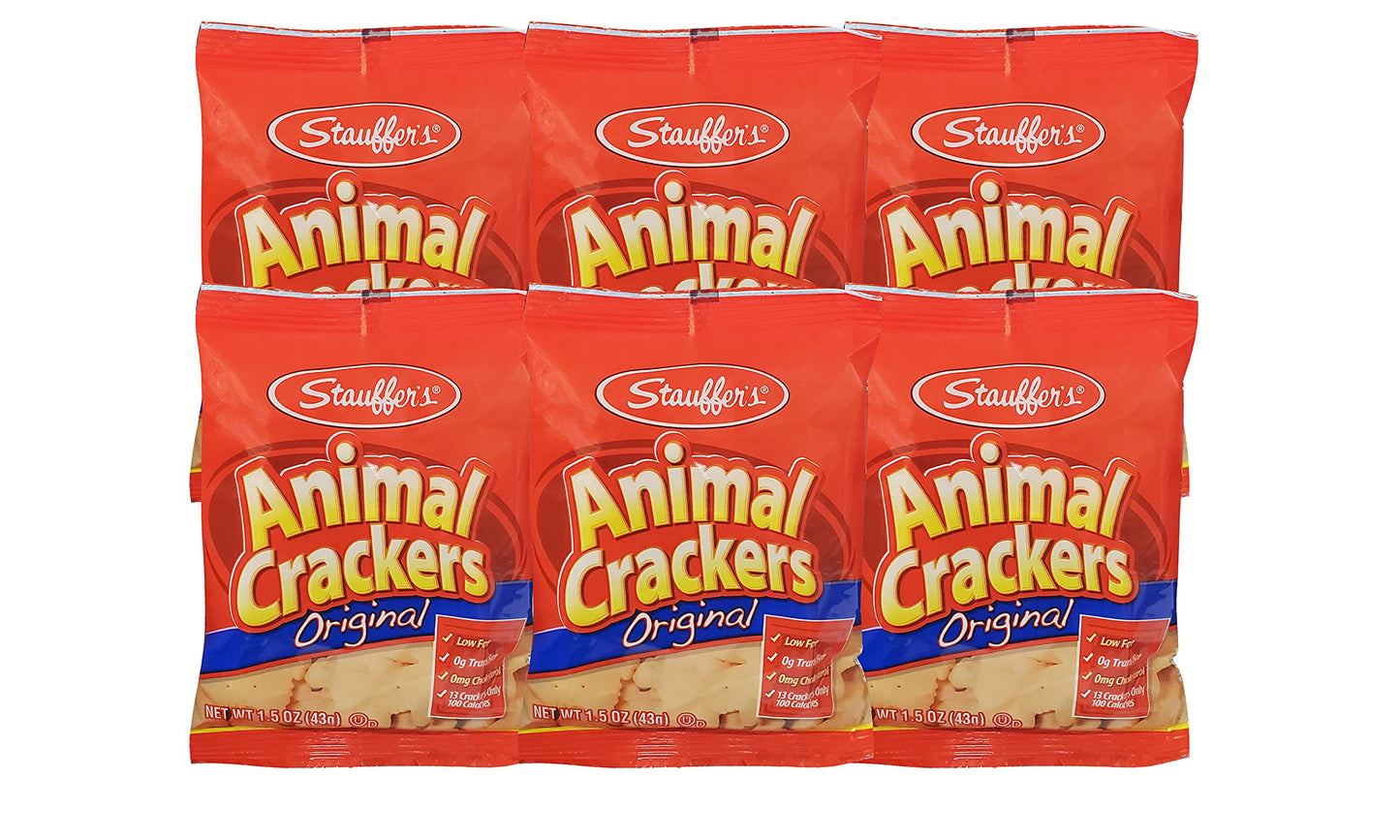 Stauffers Animal Crackers Original (6 Pack, Total of 9oz)