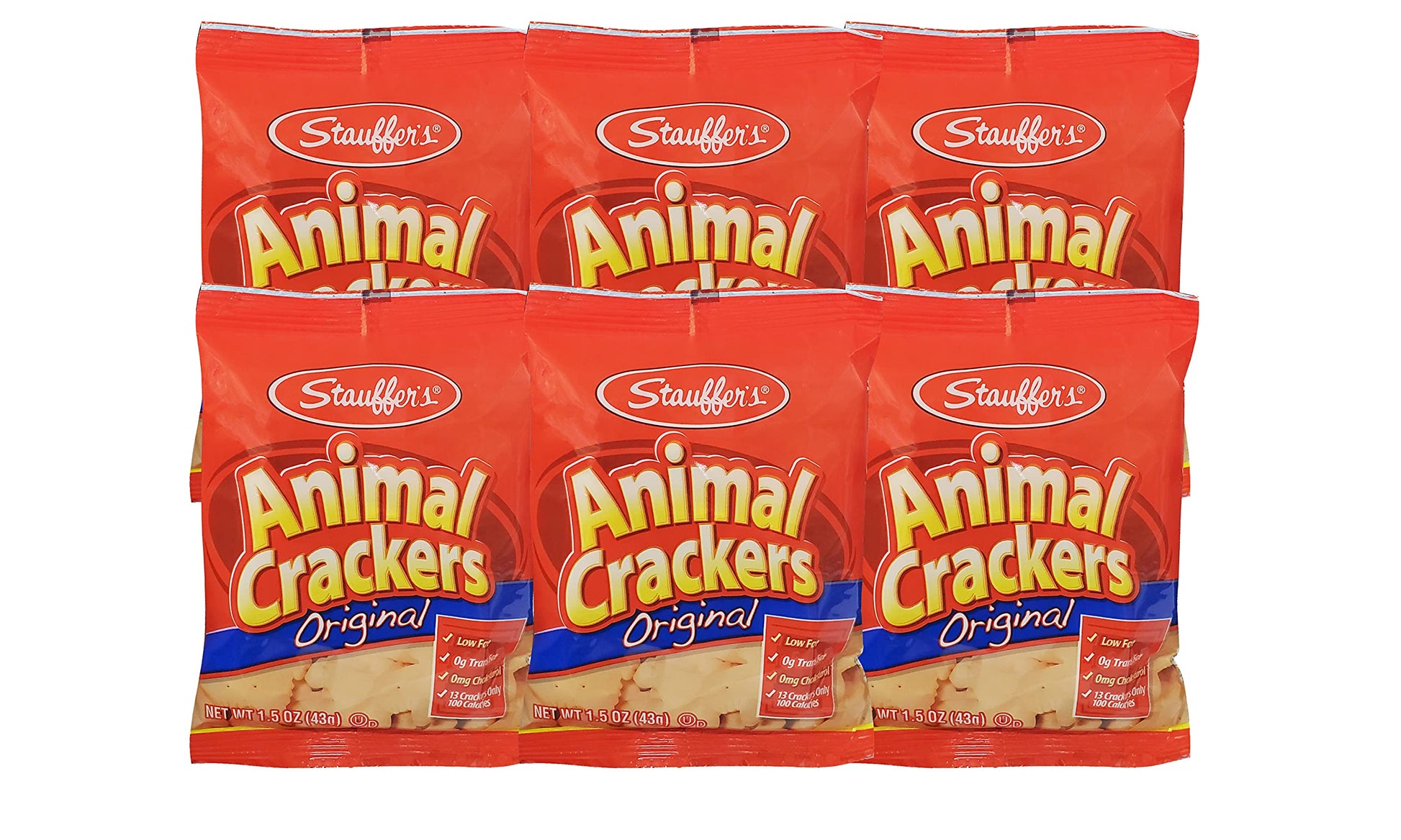 Stauffers Animal Crackers Original (6 Pack, Total of 9oz)