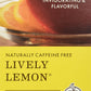 Farmer Brothers Herbal Tea - Lively Lemon, Caffeine-Free, 25 Individually Wrapped Bags, Refreshing Citrus Flavor, Perfect for Relaxation