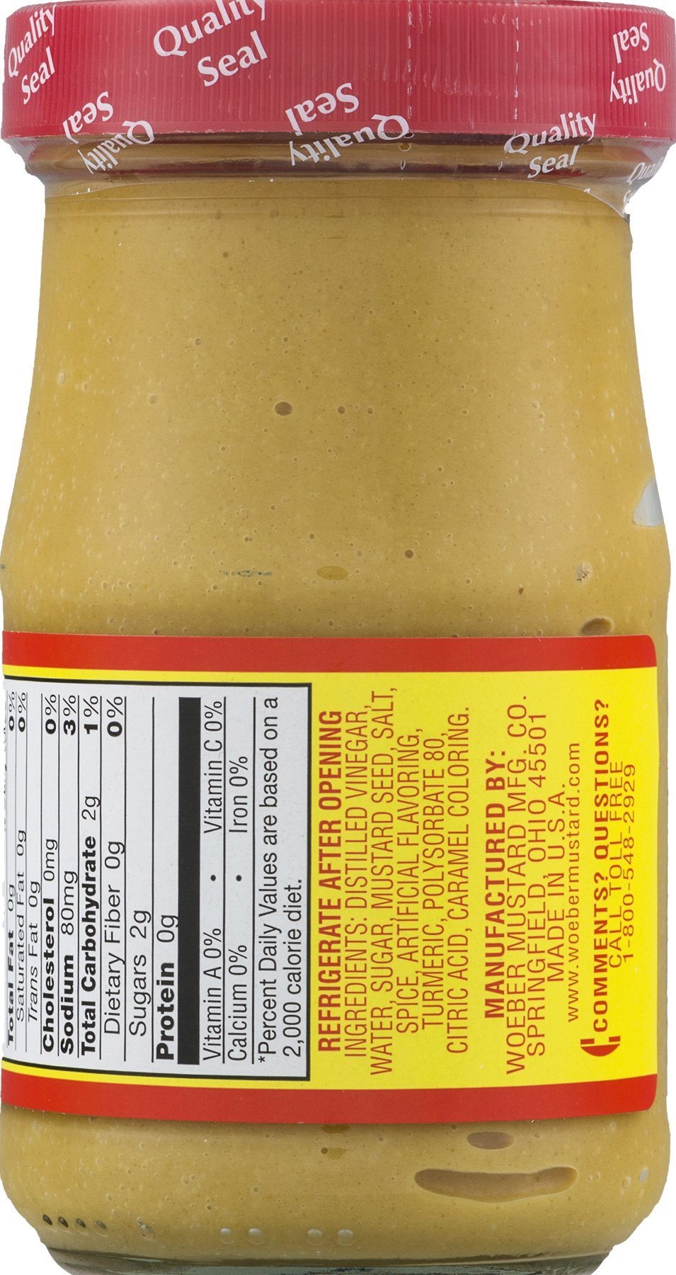 Mr. Mustard Hot Sweet Mustard, 7.5 oz (0.82 lb) - Zesty Flavor, Perfect for Dipping or Cooking