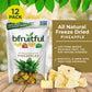 bfruitful Freeze-Dried Pineapple Bites, Gluten Free, Vegan, 12-Pack, 0.56 oz Single-Serve Snack Packets