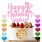 Happy Birthday Cake Topper Personalized Girl Cake Topper Cake Decorations Birthday Glitter Cake Toppers Gifts for Her Girls with