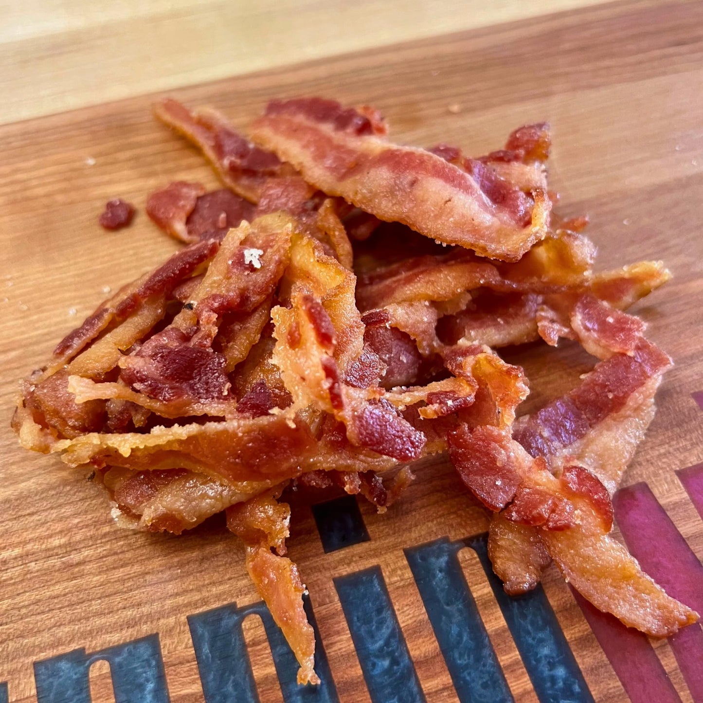 RunninWild Premium Bacon Jerky Gift Basket - 100% UNCURED Variety Pack (4x2oz) - Maple, Applewood, Spicy Sriracha & Cinnamon - Perfect Gifts for