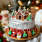Christmas Sprinkles for Baking 16Pcs - 4 Designs Santa  Gingerbread Man  Holiday Stocking  Christmas Tree - Edible Decorations for Cookies  Cakes  Cupcakes  Holiday Desserts