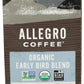 Allegro Coffee Early Bird Blend Pods, Organic, 10 Count, 3.8 Ounce, Model 6