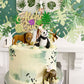 Gyufise 1Pcs Summer Hawaiian Cake Topper Aloha Baby Cake Topper Decoration Glitter Aloha Baby Shower Decorations For Tropical Ha