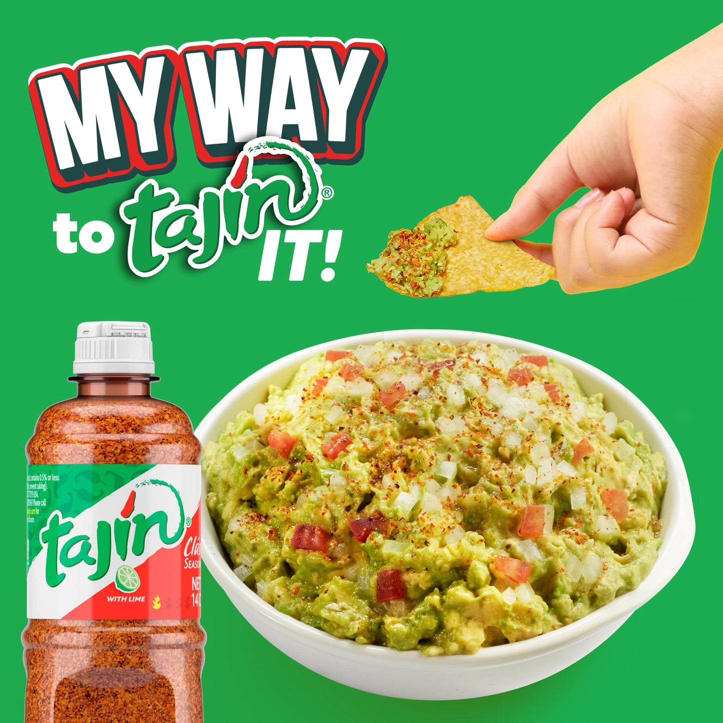 Taj  n Cl  sico Chile Lime Seasoning 14 oz (Pack of 12)