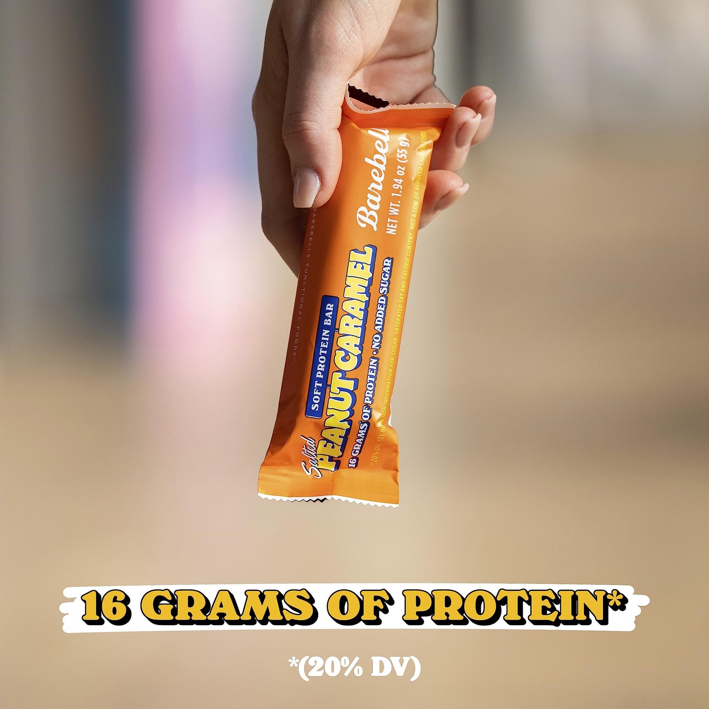 Barebells Soft Protein Bars Salted Peanut Caramel - 12 Count, Pack Of 2 - Protein Snacks With 16G Of High Protein - Chocolate Pr
