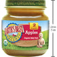 Earth'S Best Organic Baby Food Jars, Stage 2 Fruit Puree For Babies 6 Months And Older, Organic Apples, 4 Oz Resealable Glass Ja
