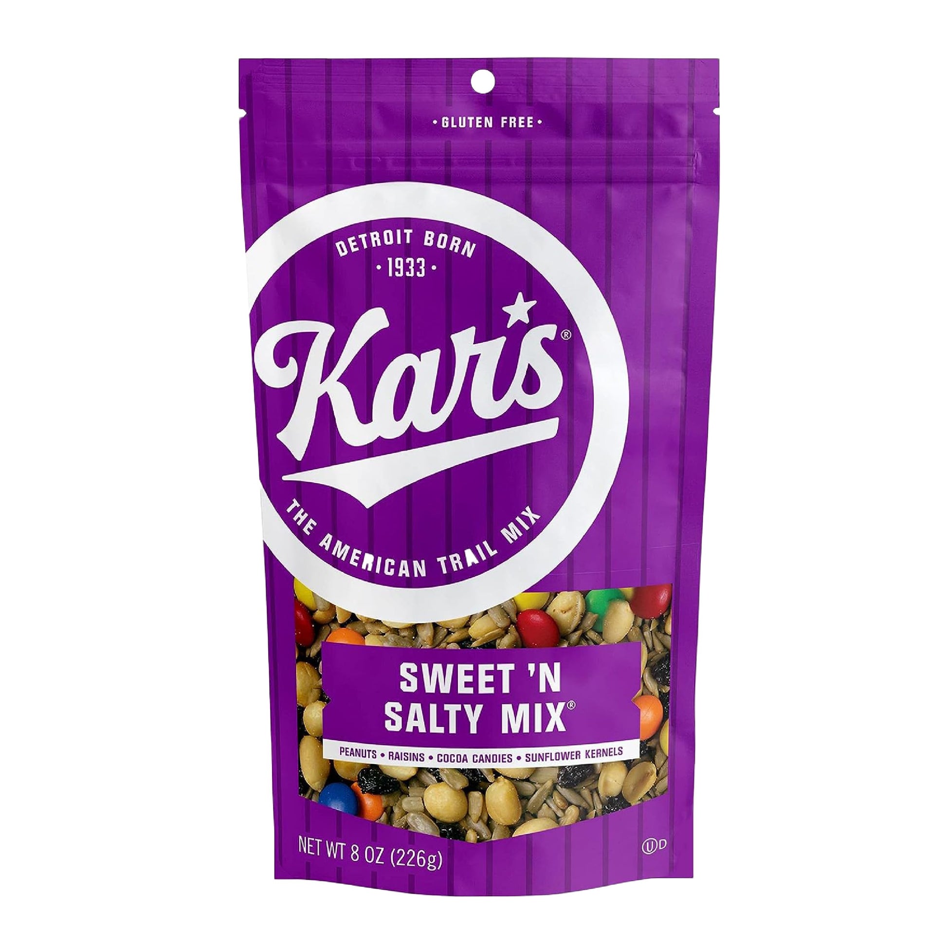 Kars Nuts Sweet N Salty Trail Mix - 8 Oz Resealable Bag, Pack Of 6 - Snacks For Adults And Kids