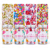 Sprinkles Set 4 Colors, Fancy Heart Sprinkles, Sujoygar, 50G/Bottle, Sprinkles For Cupcake Decorating, Food Grade, Valentines Sp