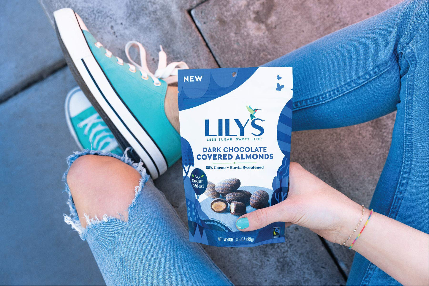 Dark Chocolate Covered Almonds By Lily'S Sweets, Made With Stevia, No Added Sugar, Low-Carb, Keto-Friendly Christmas Candy | Fai