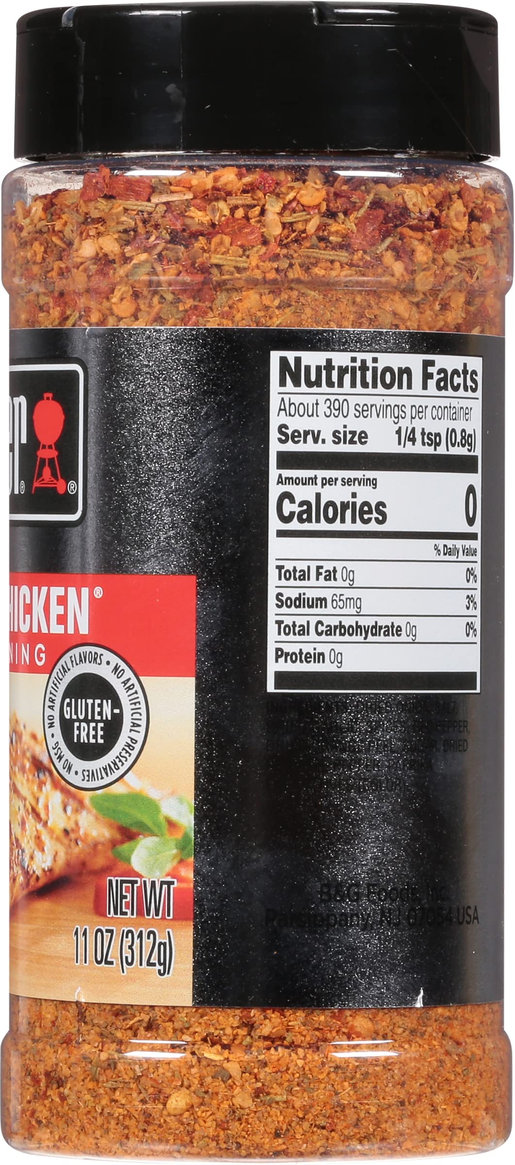 Weber Kick'N Chicken Seasoning, 11 Ounce Shaker (Pack Of 2)
