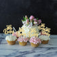 Gyufise 24 Pack Oh Baby Cupcake Toppers Easter Bunny Cupcake Picks Happy Easter Baby Shower Cake Picks For Easter Theme Babyshow