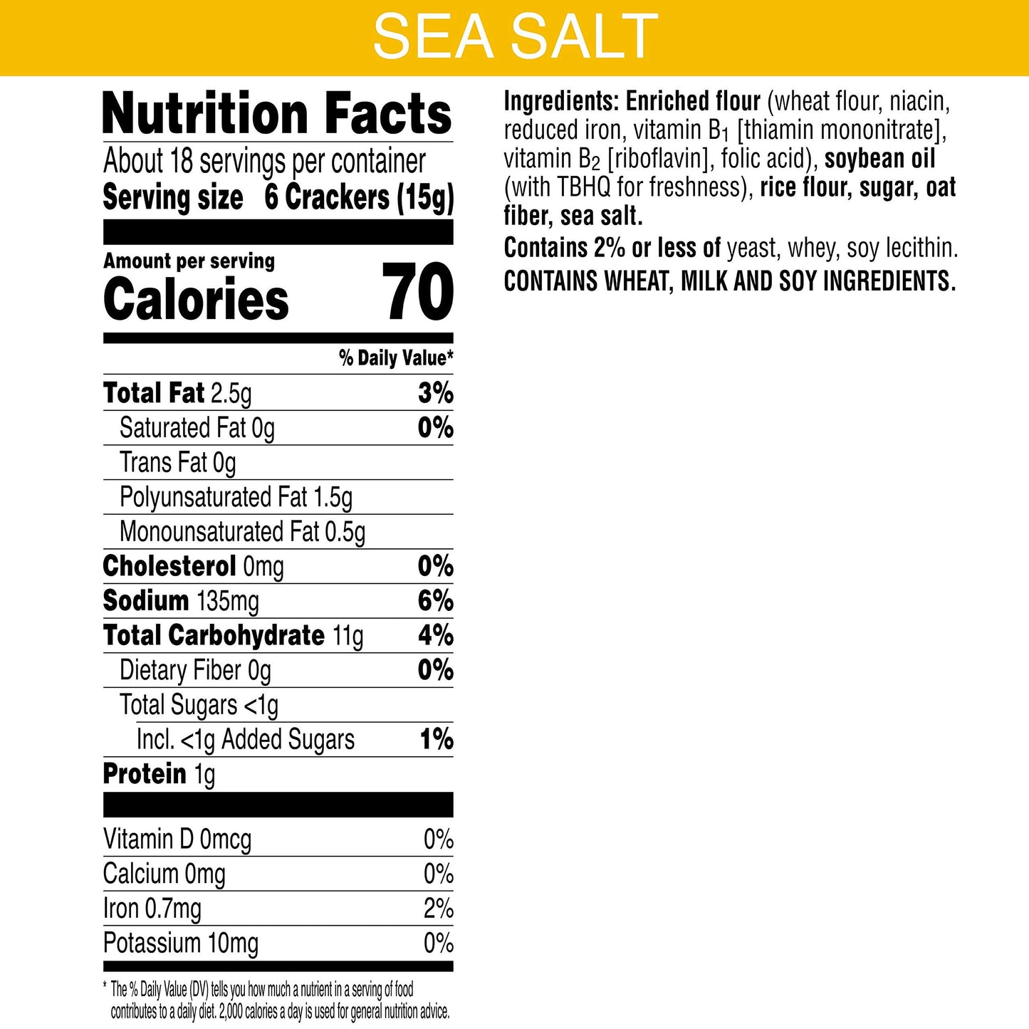 Keebler, Town House Pita, Crackers, Sea Salt, 9.5 Oz