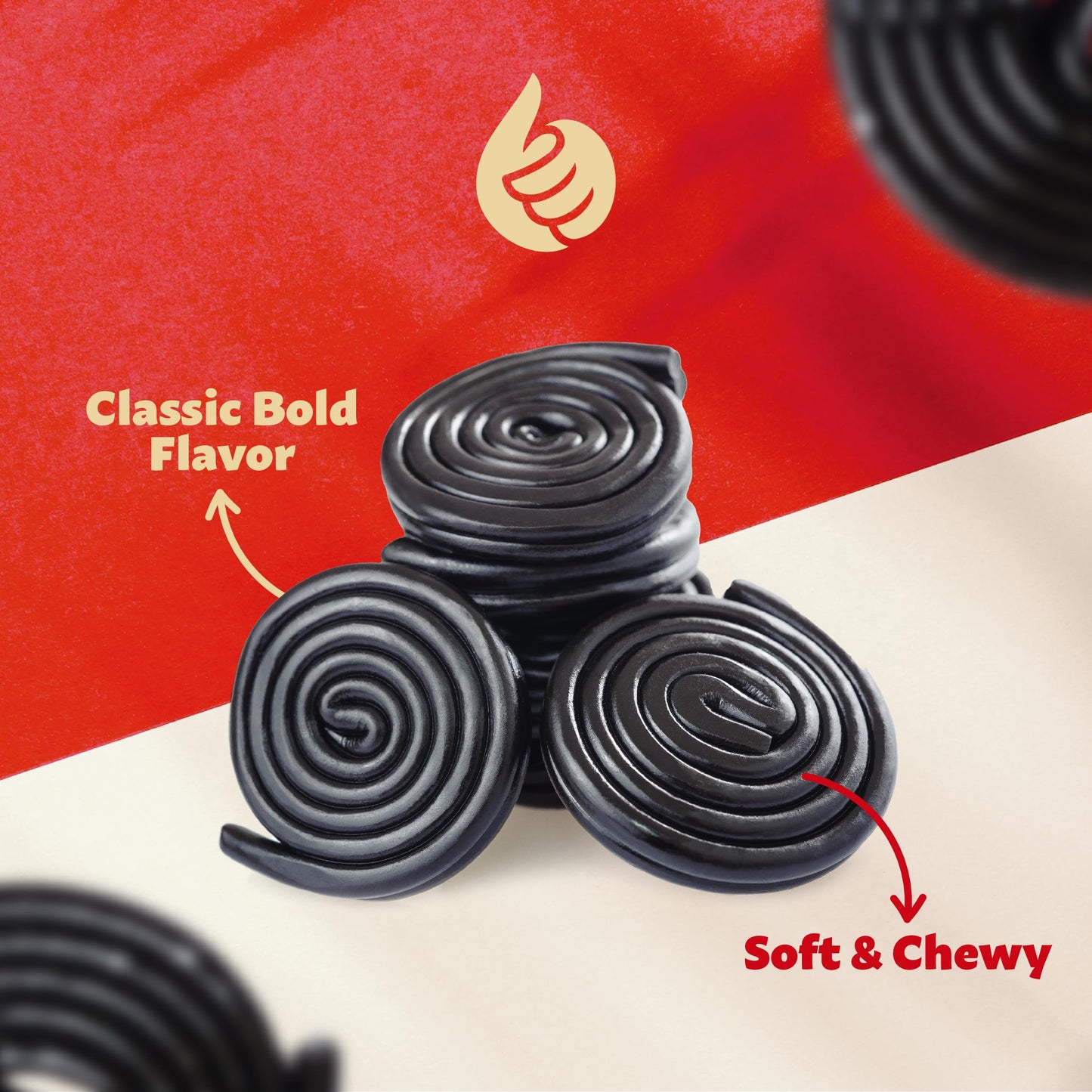 Italian Black Licorice Wheels | 1-Pound Bag | Broadway Wheels Retro Treats