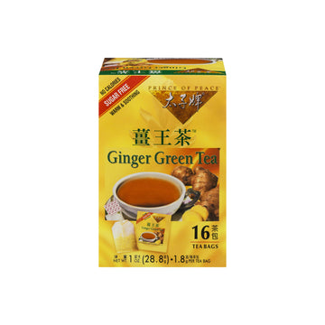 Prince Of Peace Ginger Green Tea - 16 Tea Bags
