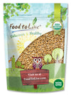 Food to Live Organic Hulled Barley, 8 Ounces - Non-GMO, 100% Whole Grain, Kosher, Vegan. Suited for Home Brewing, Grinding. High