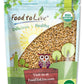 Food to Live Organic Hulled Barley - Non-GMO, Whole Grain, Vegan, 2 Pounds